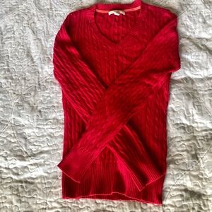 MERONA Women’s v-neck cable knit sweater, Size S